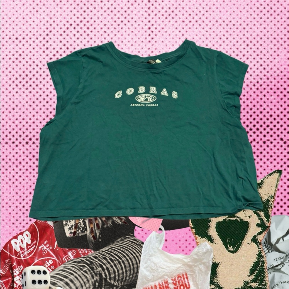 H&M Green Short Sleeve Tee